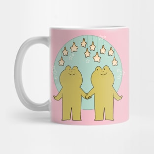 Festive twinkle froggies Mug